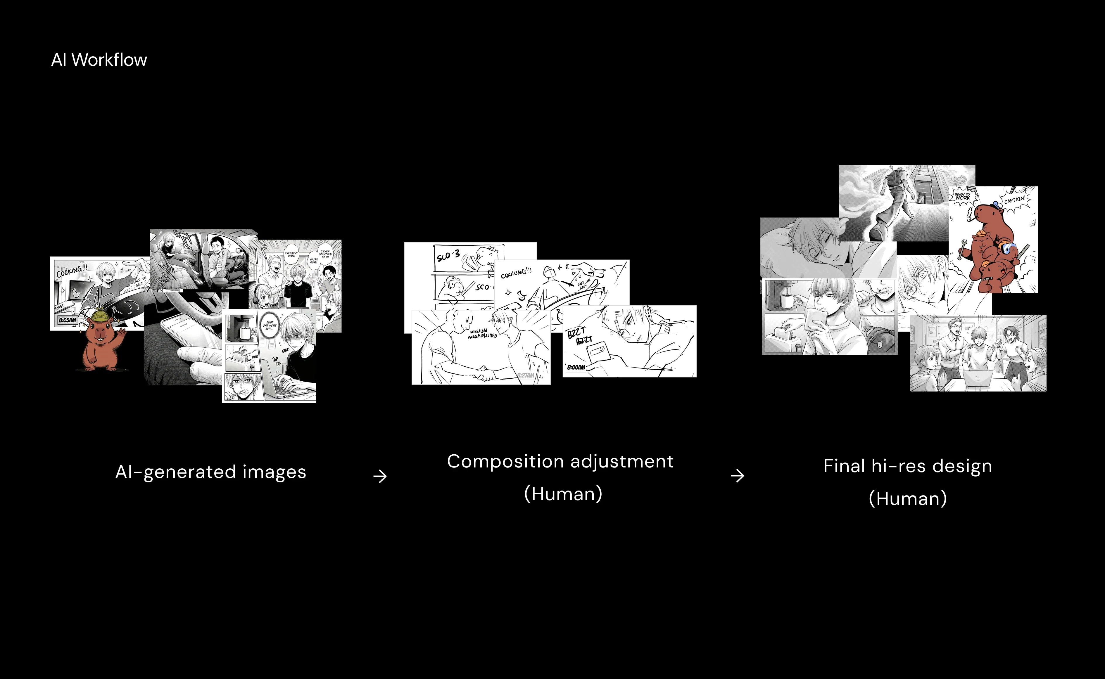 From rough concept to final frame