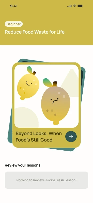 After · Lesson cards
